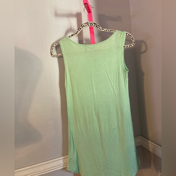 LOGO by Lori Goldstein tunic tank in mint green, XXS - Picture 2 of 3